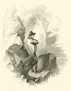 Napoleon i eksil (gravering) av English School