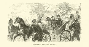 Napoleon forlater Sedan, september 1870 av English School
