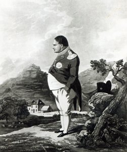 Napoleon på øya St. Helena, 1820 av English School