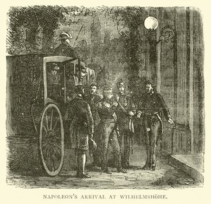 Napoleons ankomst til Wilhelmshohe, september 1870 av English School