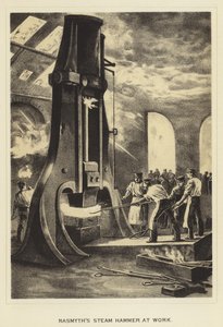 Nasmyths Steam Hammer at Work av English School