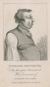 Nathaniel Bentley Esq, en eksentrisk karakter og maskinvaremann fra Leadenhall Street, London av English School