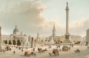 Nasjonalgalleriet - Trafalgar Square av English School