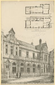 National Hospital for the Paralyzed and Epileptic: ny fløy i Powis Place, Bloomsbury av English School