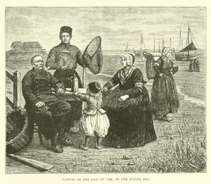 Innfødte på Isle of Urk, i Zuider Zee av English School