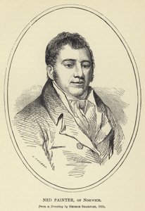 Ned Painter, fra Norwich, Fra en tegning av George Sharples, 1824 av English School