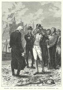 Nelson og den danske utsendingen etter slaget ved København av English School