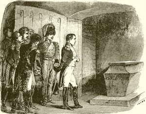 Napoleon ved graven til Fredrik den store