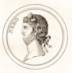 Nero, fra 'Crabb's Historical Dictionary', utgitt 1825 av English School