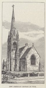 New American Church i Nice (gravering) av English School