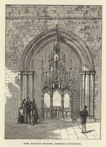 New Bishops Throne, Chester Cathedral av English School