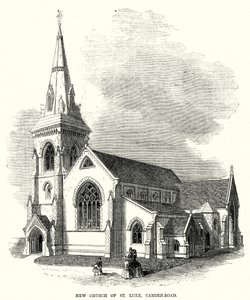 New Church of St Luke, Camden-Road (gravering) av English School
