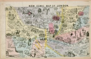 Nytt tegneseriekart over London