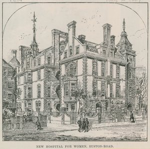 Nytt sykehus for kvinner, Euston Road, London av English School