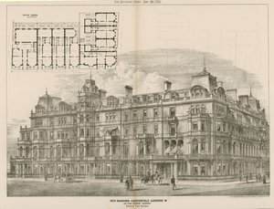 New Mansions, Chesterfield Gardens, London W, John Thomas Wimperis, arkitekt av English School