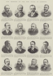 Nye medlemmer av New House of Commons (gravering) av English School
