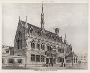 New Merchant Taylors' School, Charterhouse (gravering) av English School