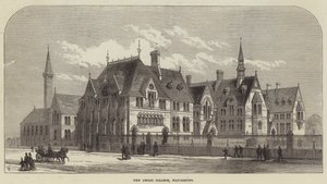 New Owens College, Manchester (gravering) av English School
