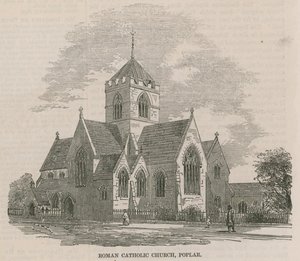 New Roman Catholic Church nær West India Docks av English School