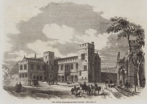 Nye skolebygninger ved Eton College (gravering) av English School