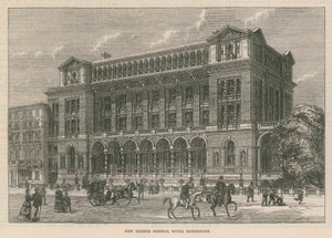 New Science Schools, South Kensington, London av English School