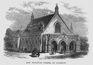 Neue Wesleyanische Kapelle in Lucknow
