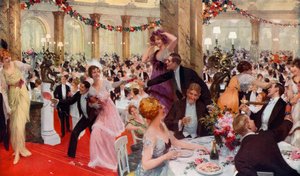 Nyttårsaften festligheter på Savoy av English School