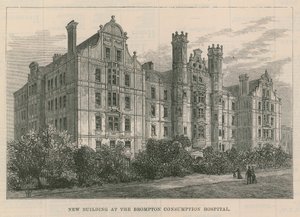 Ny bygning ved Brompton Consumption Hospital, London av English School