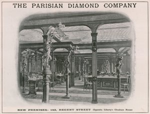 Nye lokaler til The Parisian Diamond Company, 143 Regent Street, London av English School