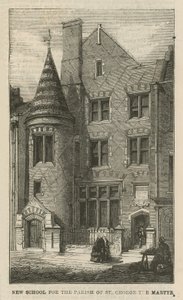 Ny skole for Parish of St George the Martyr, av English School