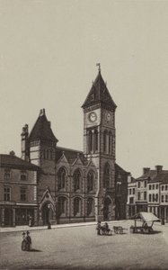 Newbury: Kommunale bygninger (litografi) av English School