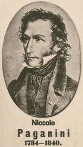 Niccolo Paganini (gravyr) av English School