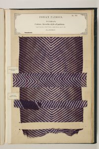 Nr. 34: Turban, Indian Fabrics, satt sammen av John Forbes Watson av English School