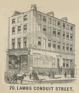 No 70 Lambs Conduit Street av English School