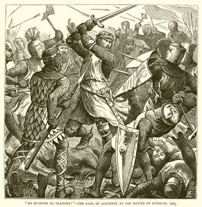 Ingen kvartal til forrædere!--jarlen av Leicester i slaget ved Evesham, 1265