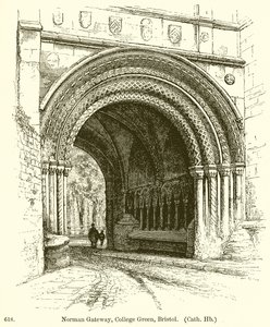 Norman Gateway, College Green, Bristol av English School