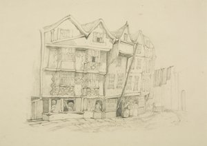 Nordsiden av Baldwin Street (blyant på papir) av English School