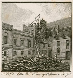 Nordwestansicht des Glockenturms der St. Stephens Kapelle