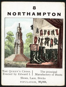 Northampton (farge litho) av English School