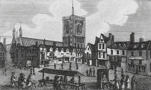 Norwich (gravering) av English School