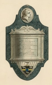 Norwood kirkegård; graven til Francis Ayscough fra Southall, Middlesex, døde 1788 av English School