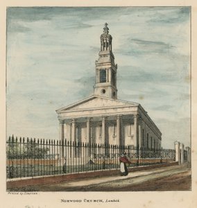 Norwood Church, Lambeth, London av English School