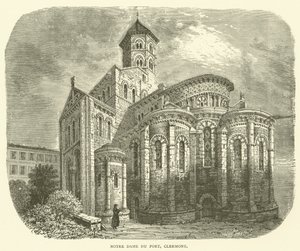 Notre Dame du Port, Clermont (gravering) av English School