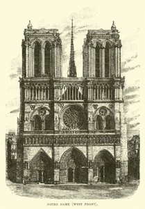 Notre Dame, vestfronten av English School