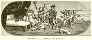 Bryllup av Alexander og Roxana av English School