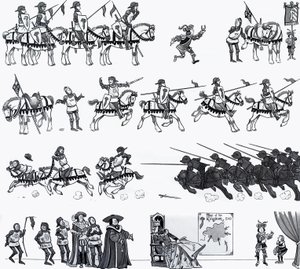 Barnerim illustrasjon av English School