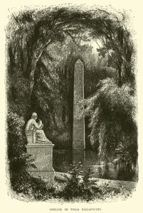 Obelisk i Villa Pallavicini av English School