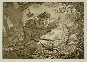 Oberon og Titania av English School