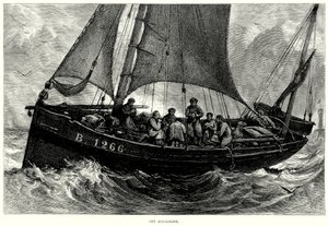 Utenfor Boulogne (gravering) av English School