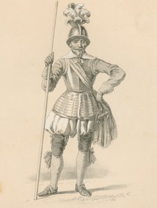 Offiser av Pikemen, 1650 av English School